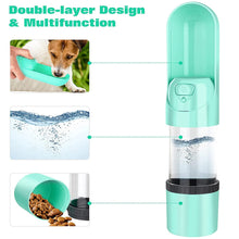 Load image into Gallery viewer, Dual-purpose accompanying Pet Dog Water Bottle ®
