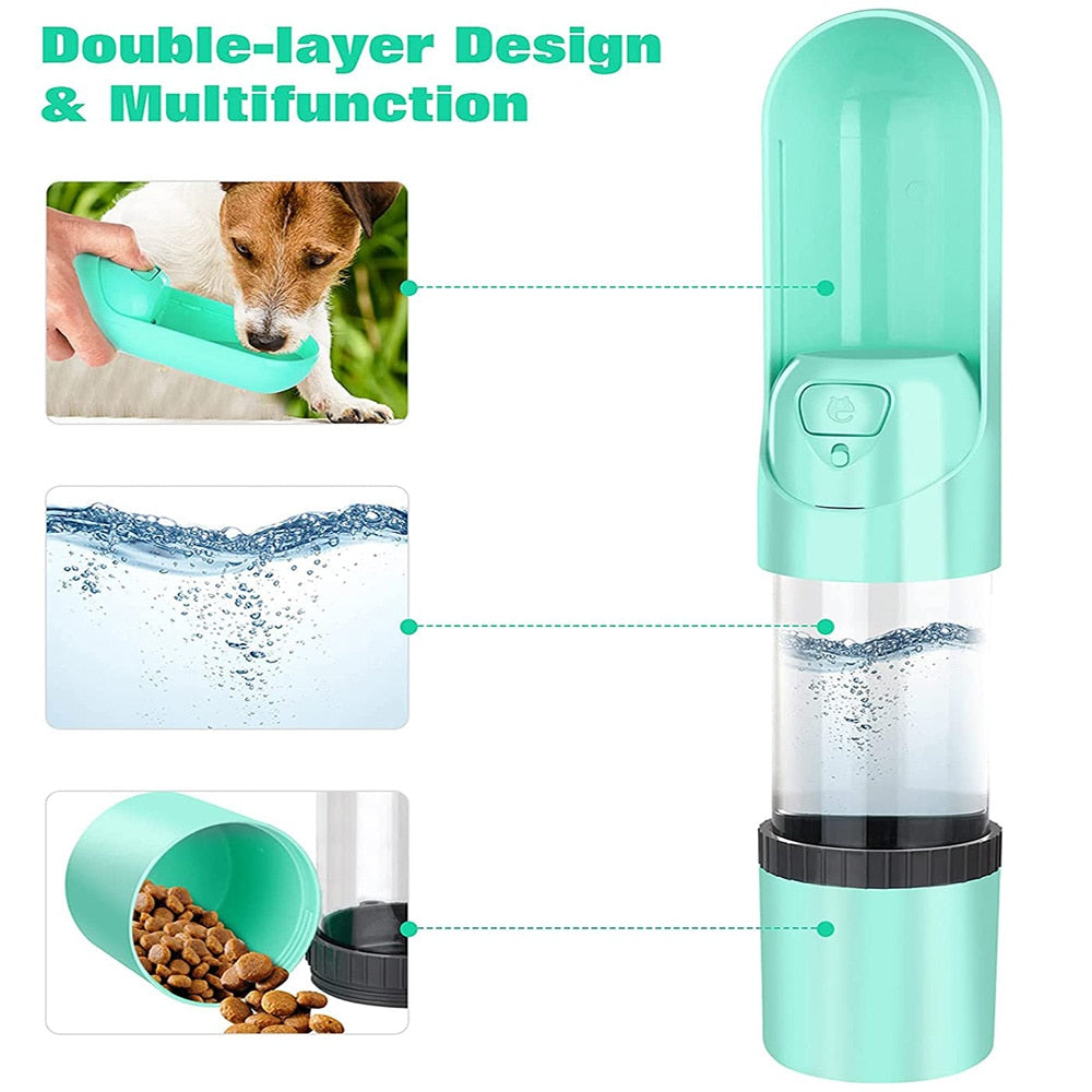 Dual-purpose accompanying Pet Dog Water Bottle ®